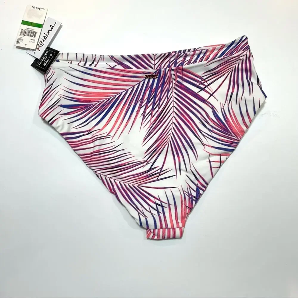 Raisins Juniors' High-Waist Bikini Swim Bottom